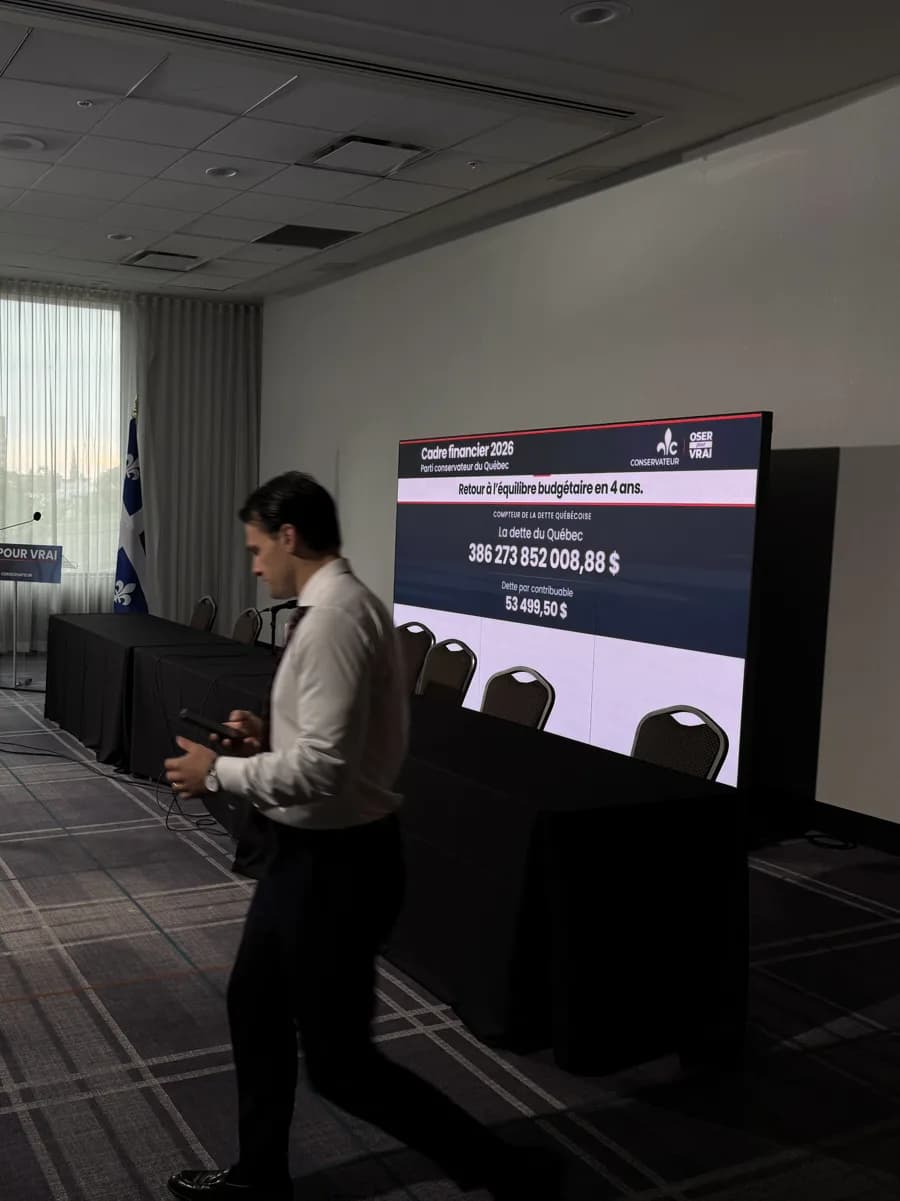 Élections québécoises 2026 - Hilton Québec