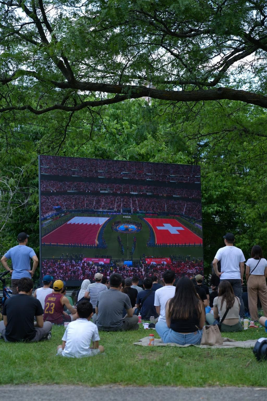 Diffusion en plein air de la Coupe du Monde 2026